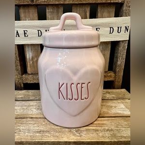 Rae Dunn “KISSES” canister